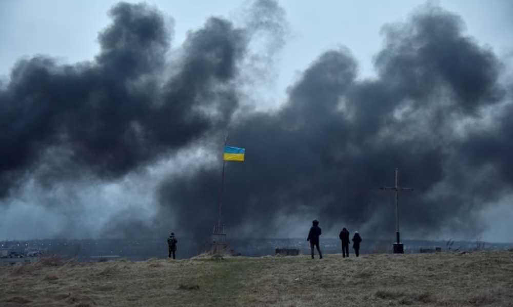 Rockets strike Ukraine's Lviv as Biden says Putin 'cannot remain in power'